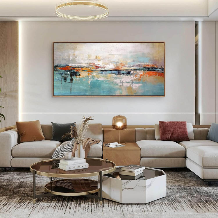 Vibrant Abstract Canvas Wall Art
