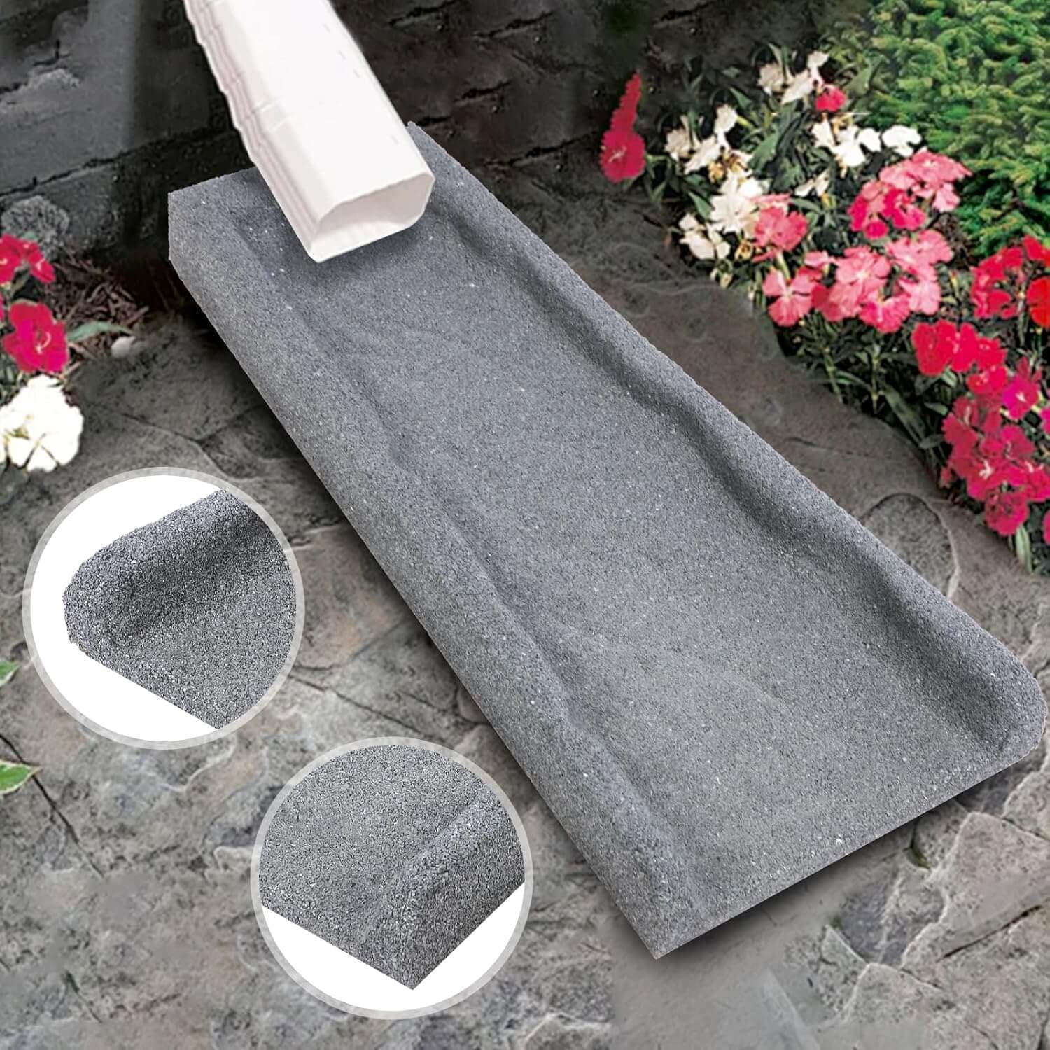 Rubber Splash Block Downspout