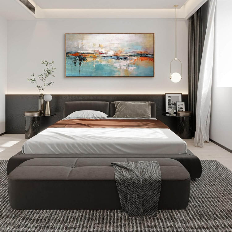 Vibrant Abstract Canvas Wall Art
