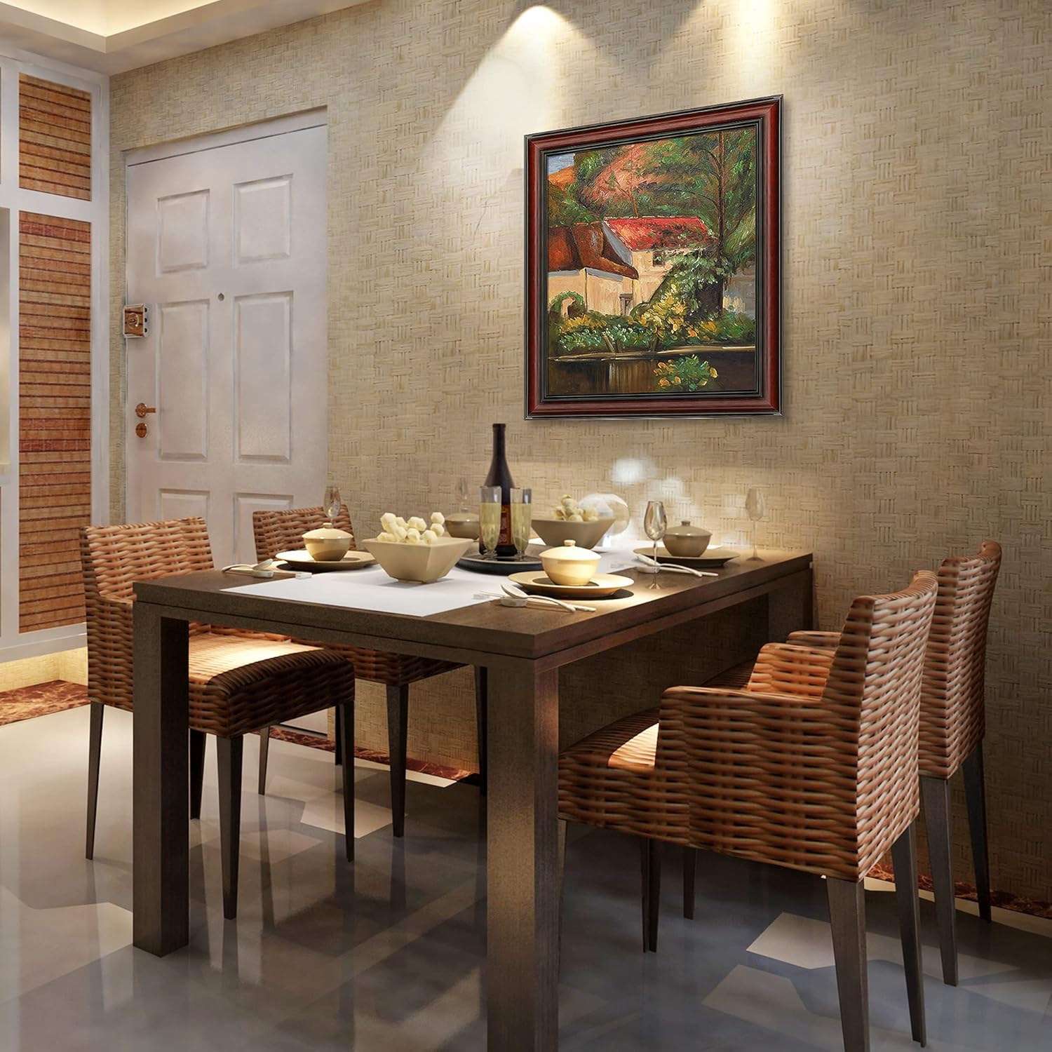 La Pastiche Greek Wine Pierre La Croix Framed Art Print, Classic Still Life