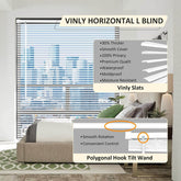 Cordless Vinyl Mini L Blinds