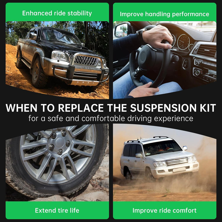 AUQDD 10-Piece Front End Kit: Hyundai Santa Fe 2007-2012, Kia Sorento 2011-2013