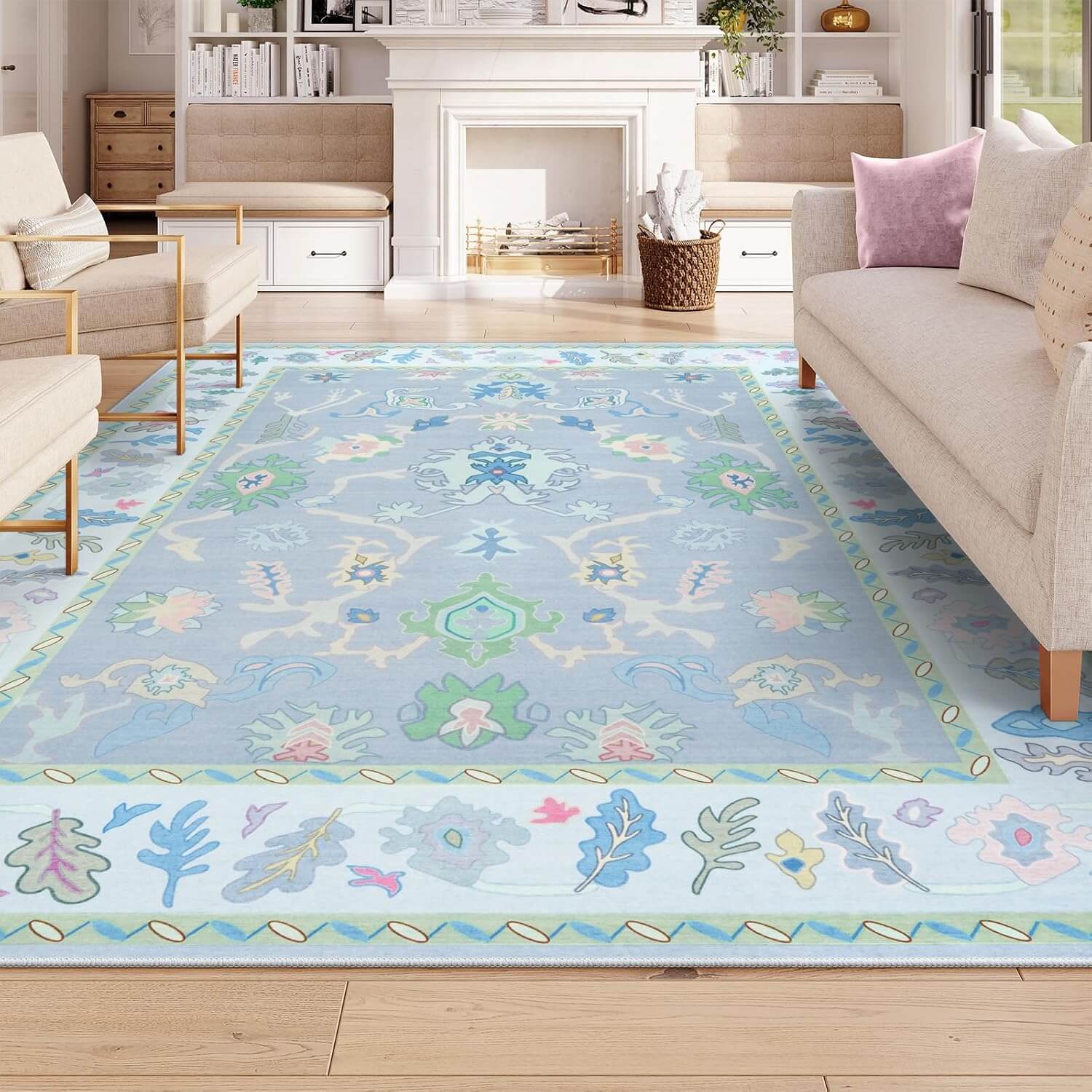LIVEBOX Non Slip Turkish Rug