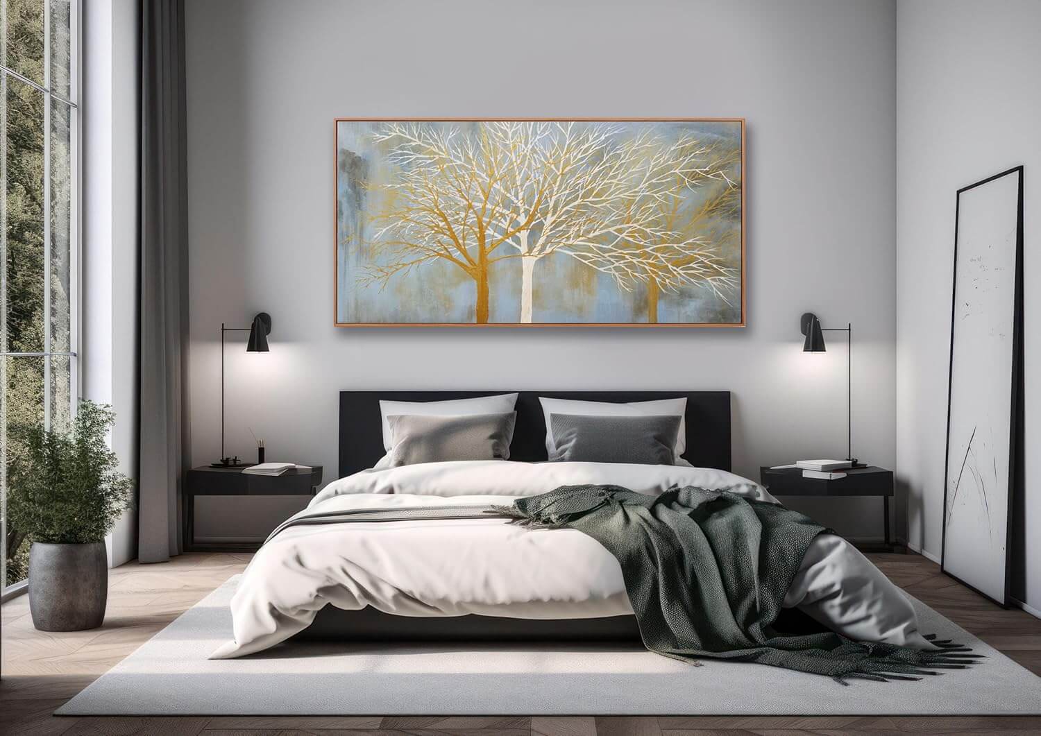 White Birch Trees Wall Art