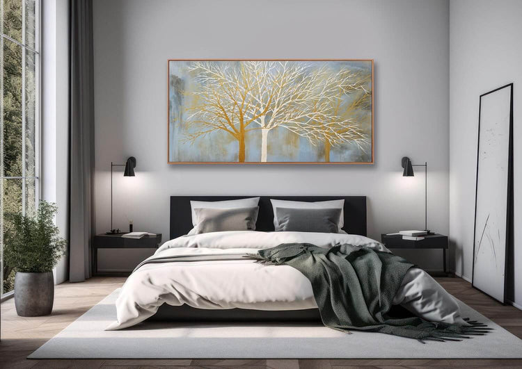 White Birch Trees Wall Art