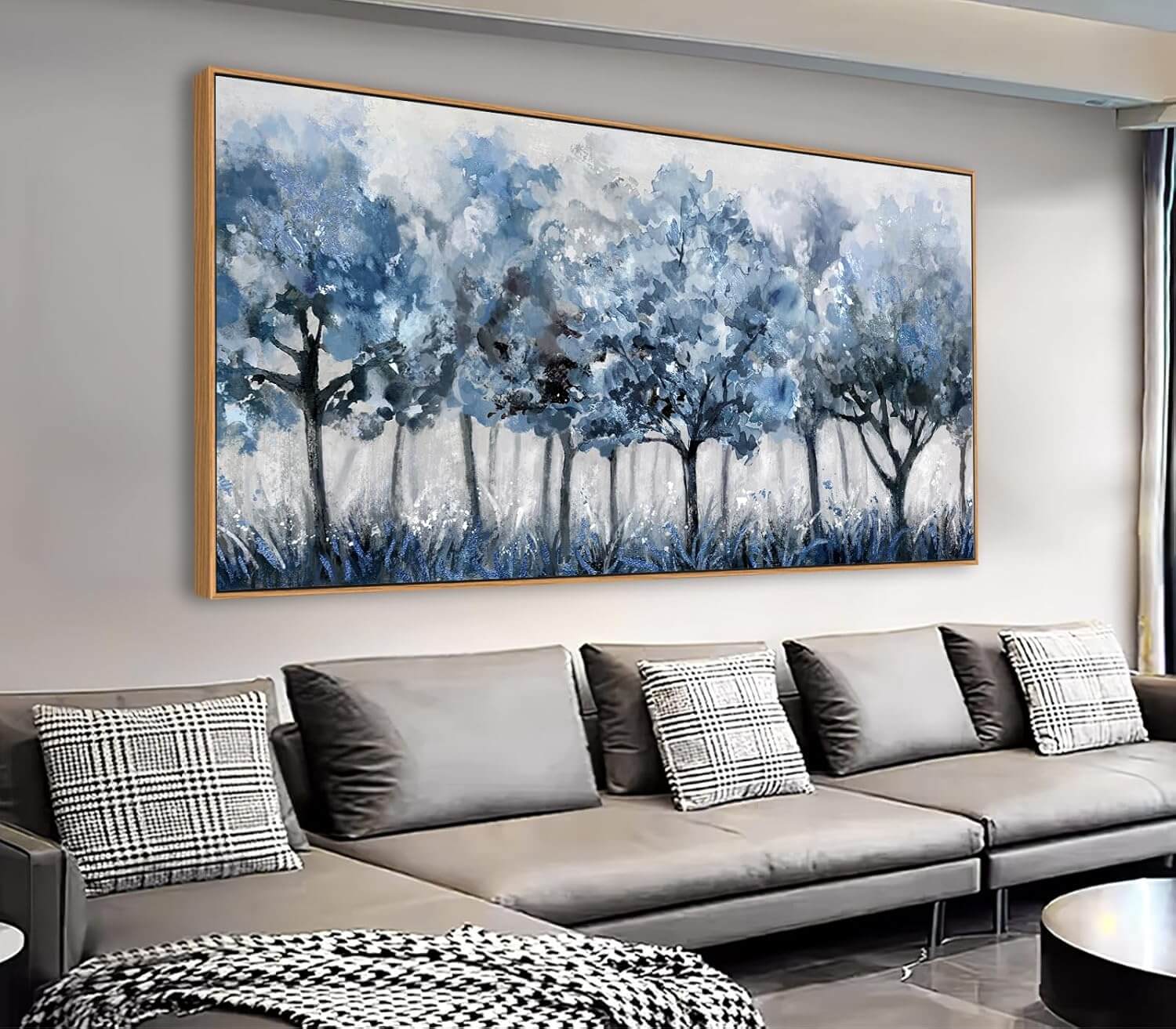 Blue Forest Framed Wall Art