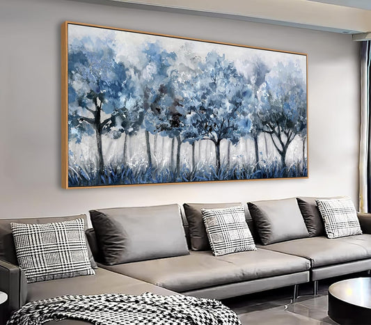 Blue Forest Framed Wall Art