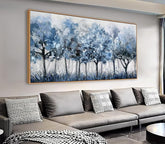Blue Forest Framed Wall Art