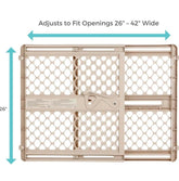 Toddleroo Supergate Ergo Baby Gate - Safe & Stylish for Doorways