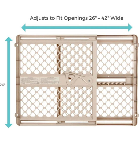 Toddleroo Supergate Ergo Baby Gate - Safe & Stylish for Doorways
