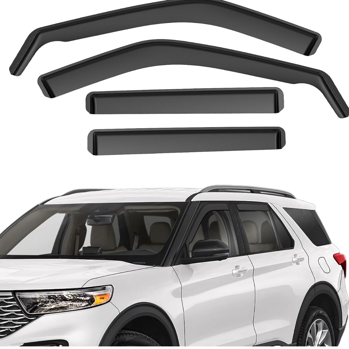 Black Rain Guard Visors
