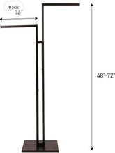 48"-72" Clothing Rack