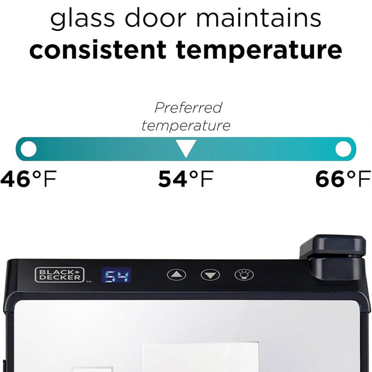 BLACK+DECKER 6 Wine Fridge