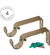 Ivilon 1 Inch Curtain Rod