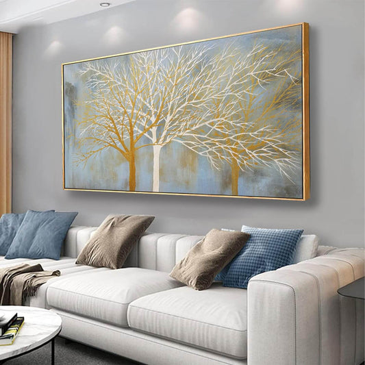 White Birch Trees Wall Art