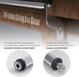 Pneumatic Sliding Patio Door Closer