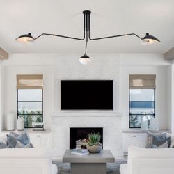 85" Mid Century Chandelier