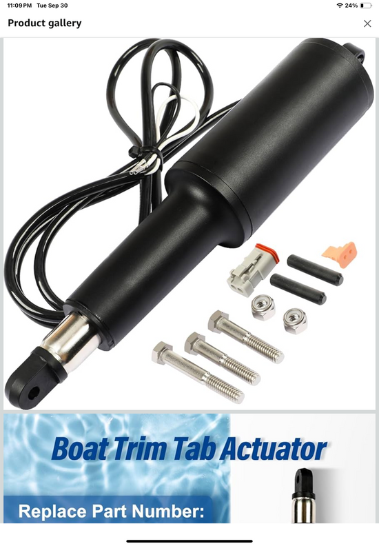 15054-001 Boat Trim Tab Actuator Fit for Lenco Marine | Fit for Lenco 20400-001