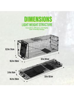 Humane Folding Animal Trap