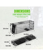 Humane Folding Animal Trap