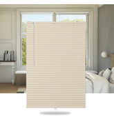 Beige Vinyl L Blind 38"W x 72"H