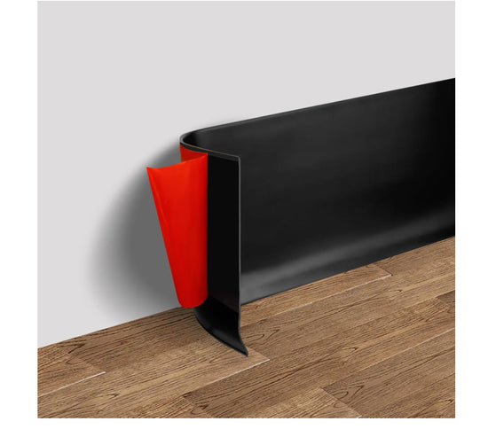 Flexible 4" Vinyl Wall Base Trim