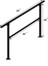 Wrought Iron Handrail Outdoor Steps