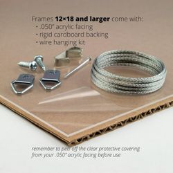Craig Frames 20x30 Picture Frame Dark Brown
