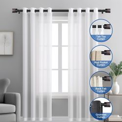Adjustable Window Curtain Rod