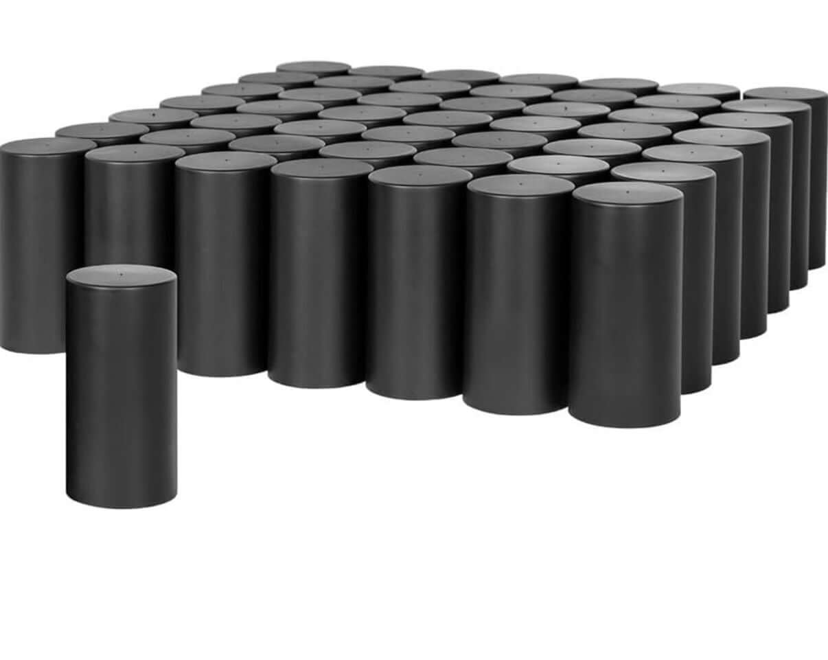 33mm Black Lug Nut Cover Set