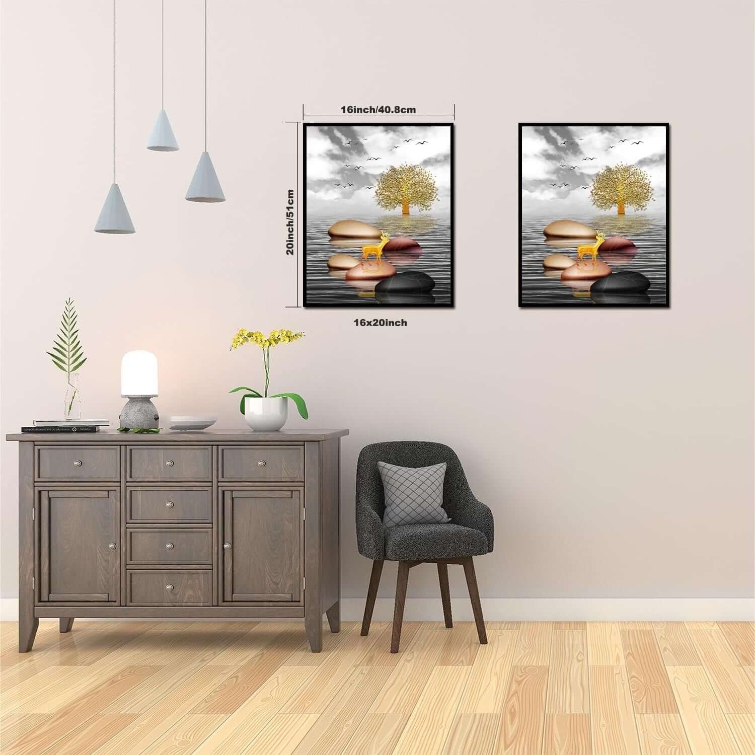 Black 16x20 Poster Frame Set