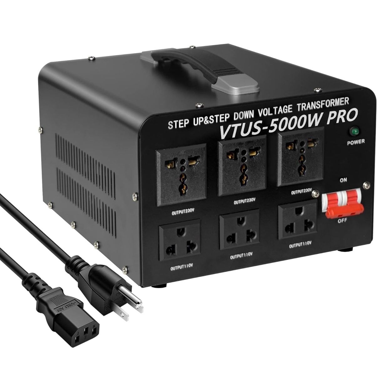 Yinleader Step Up/Down 5000W Transformer