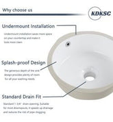 White Ceramic Bathroom Sink