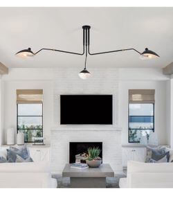 85" Mid Century Chandelier