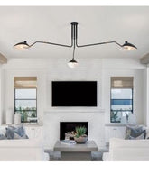 85" Mid Century Chandelier