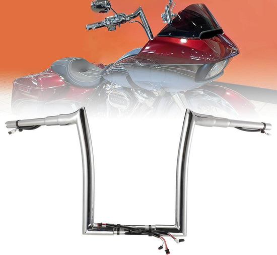 Chrome 1.5" Fat Ape Hanger Handlebar