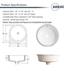White Ceramic Bathroom Sink