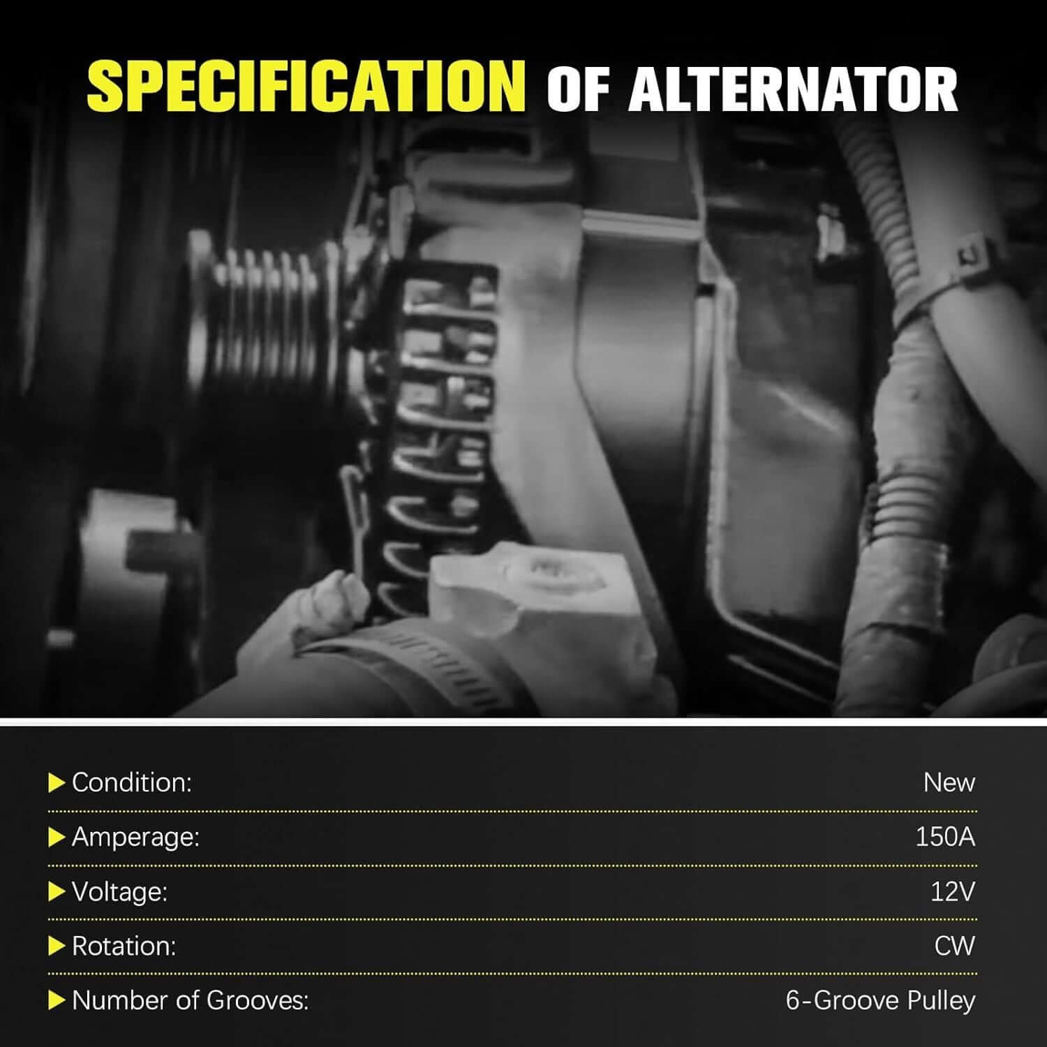 150A Alternator Hyundai Kia
