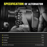 150A Alternator Hyundai Kia