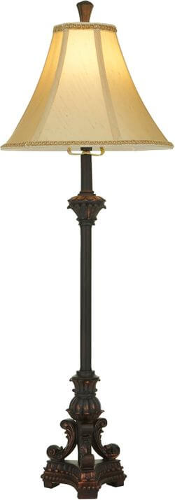 Deco 79 Polystone Buffet Lamp
