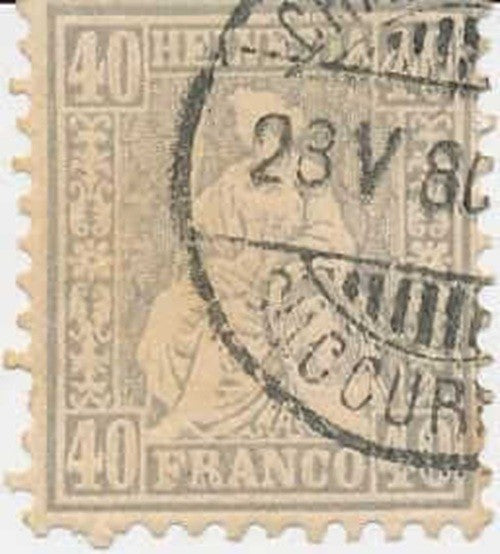 1881 Switzerland Scott 