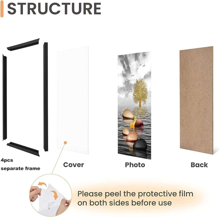 Black 16x20 Poster Frame Set