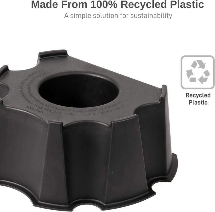55 Gallon Rain Barrel Stand Black