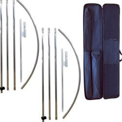 Portable Swooper Flag Pole Kit