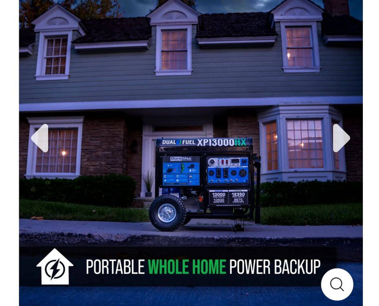 13,000W Dual Fuel Portable Generator
