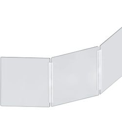 Portable Plexiglass Sneeze Guard