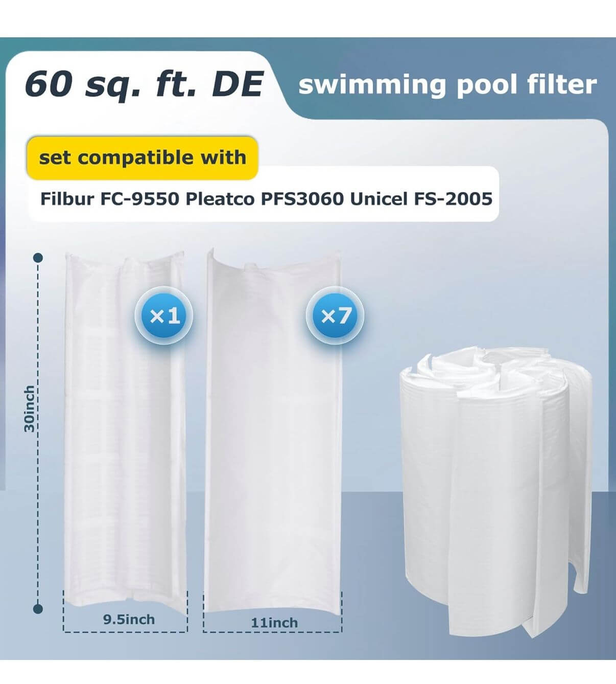 Pool Filter Grid 60sqft