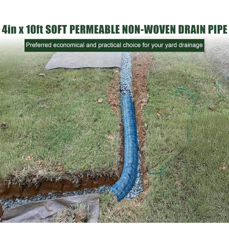 4in Flexible French Drain Pipe