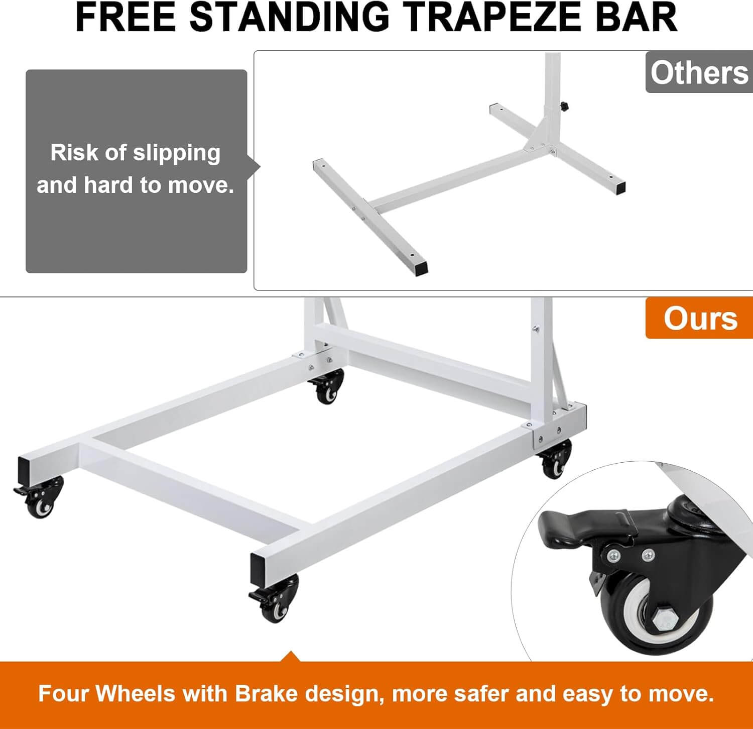 Heavy Duty Adjustable Trapeze Bar for Bed Mobility Assistance