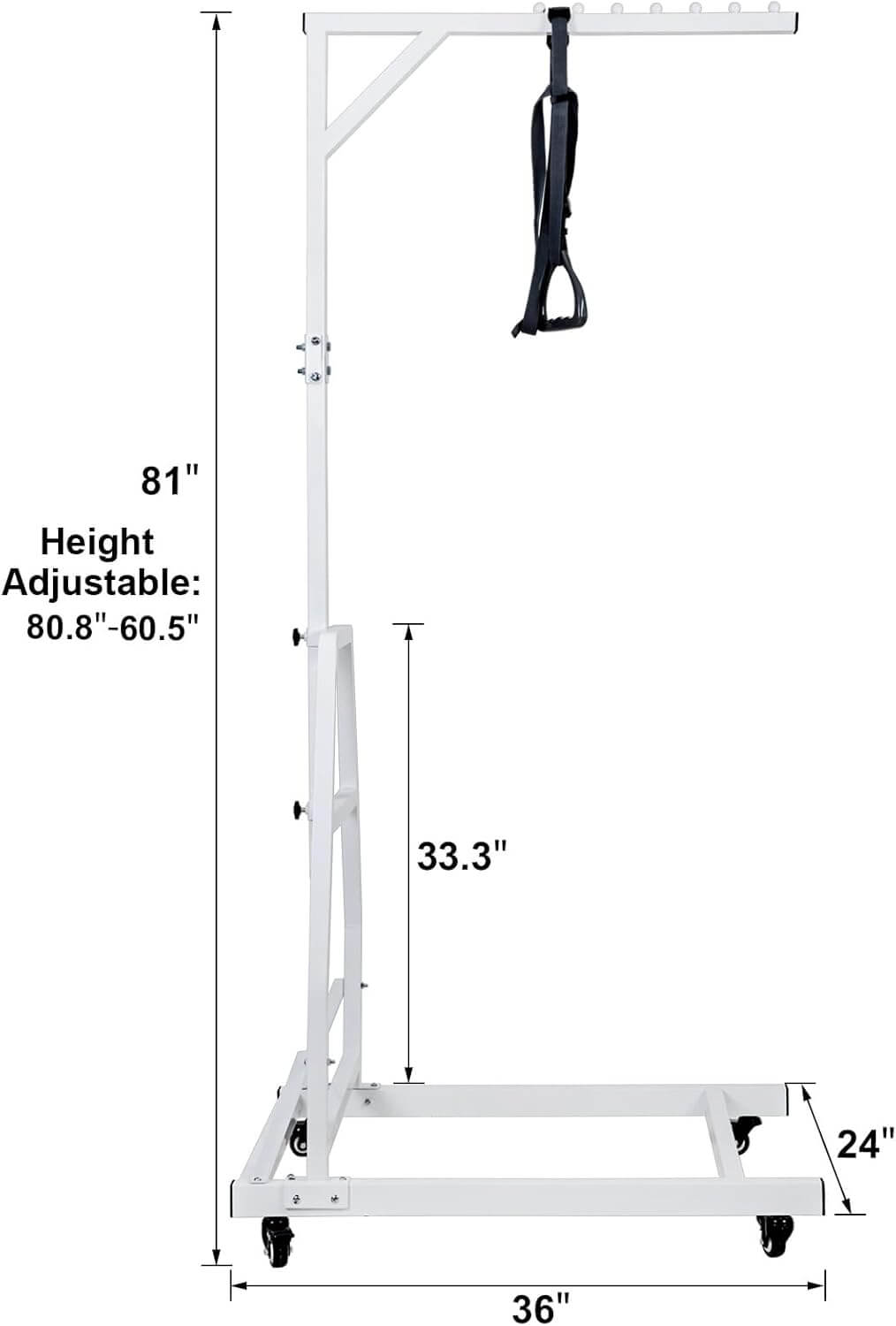 Heavy Duty Adjustable Trapeze Bar for Bed Mobility Assistance